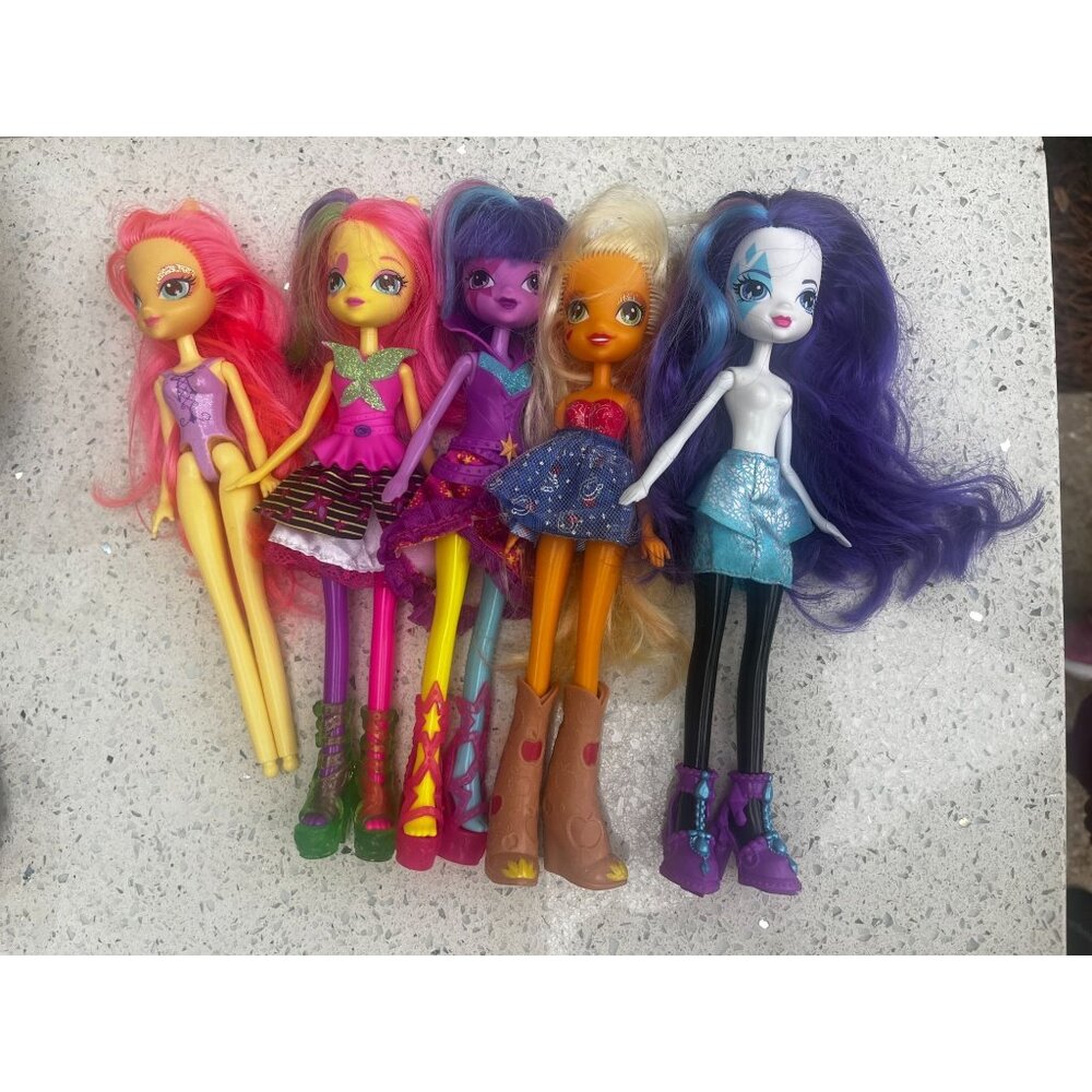 My Little Pony Doll Equestria Toy bundle of 5